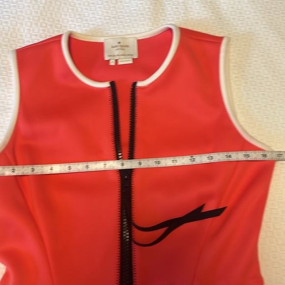 Coral pink Kate spade scuba dress - Picture 6 of 9